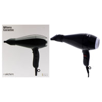 Milano Ceramic Hair Dryer - Black-Silver
