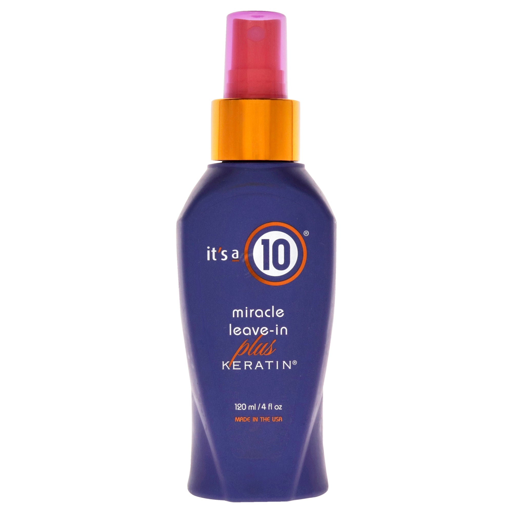 Miracle Leave In Plus Keratin by Its A 10 for Unisex 4 oz Spray