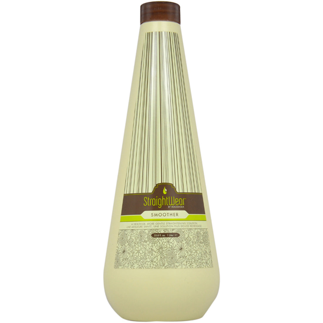 Natural Oil Straightwear Smoother Straightening Solution by Macadamia Oil for Unisex 33.8 oz Smoother