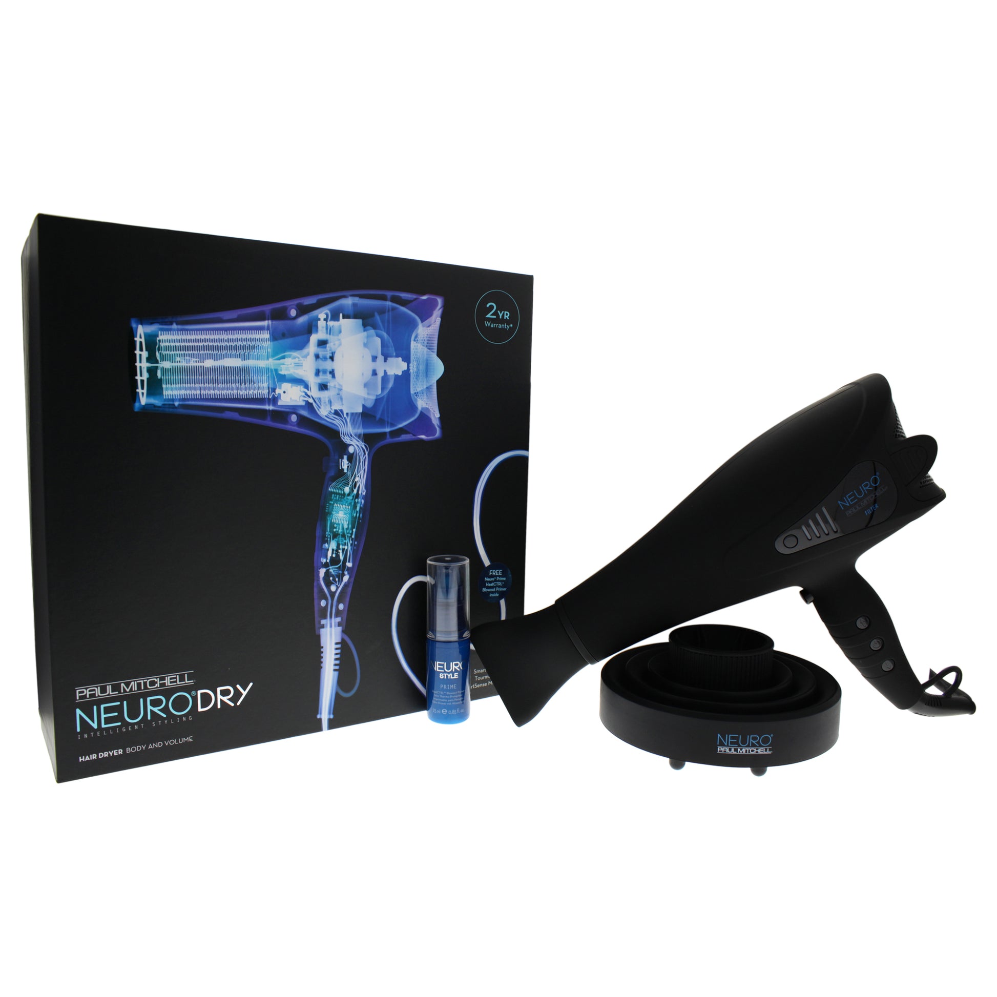 Neuro Dry Hair Dryer - Model # NDNAS - Black