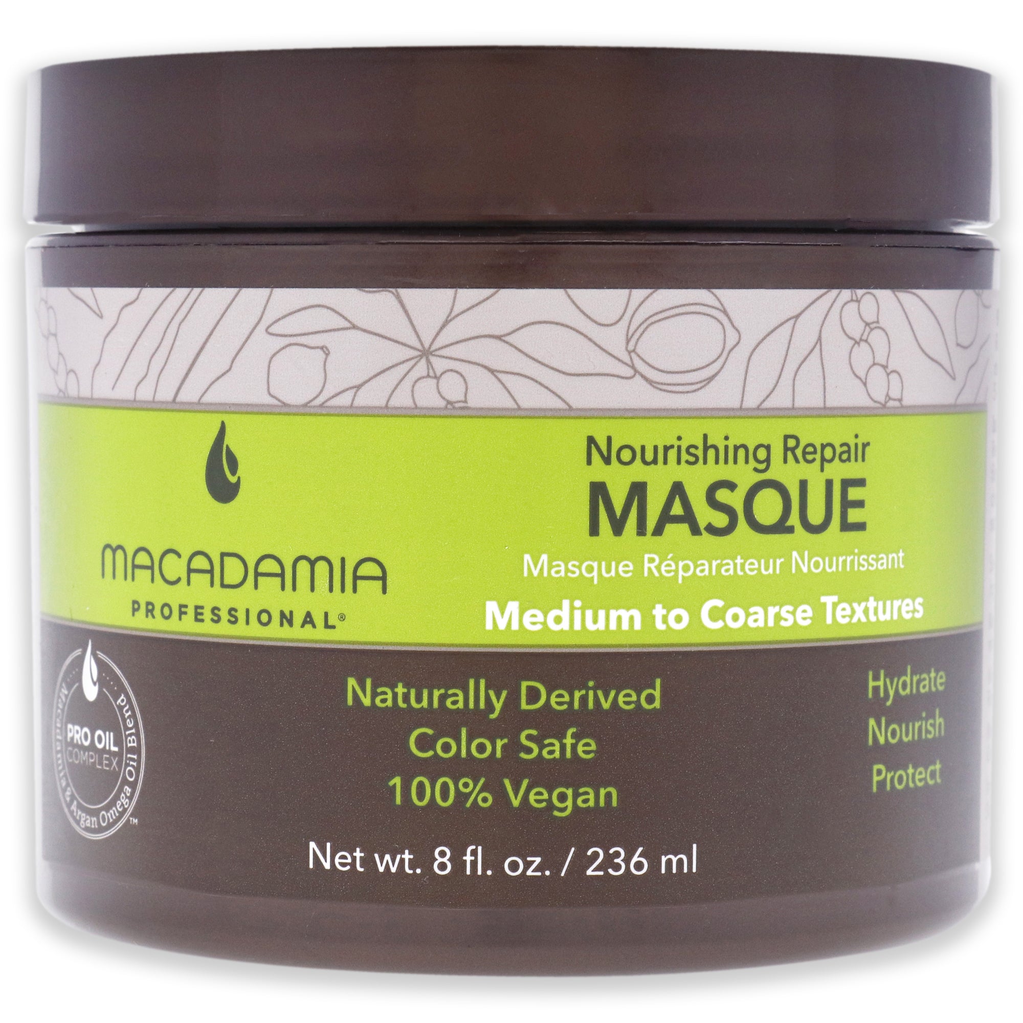 Nourishing Repair Masque by Macadamia Oil for Unisex 8 oz Masque