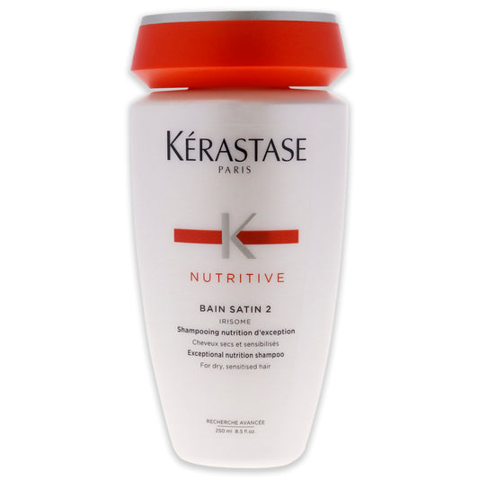 Nutritive Bain Satin 2 Shampoo by Kerastase for Unisex - 8.5 oz Shampoo