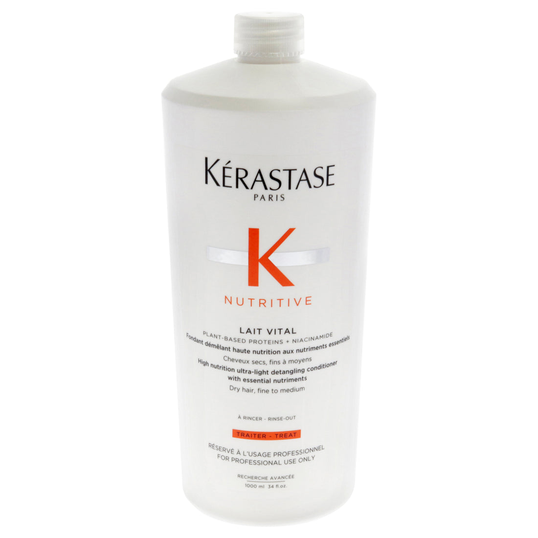 Nutritive Lait Vital Conditioner by Kerastase for Unisex - 34 oz Conditioner