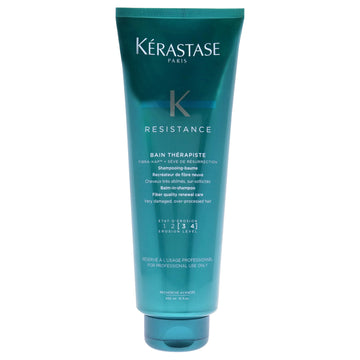 Resistance Bain Therapiste Shampoo by Kerastase for Unisex - 15 oz Shampoo