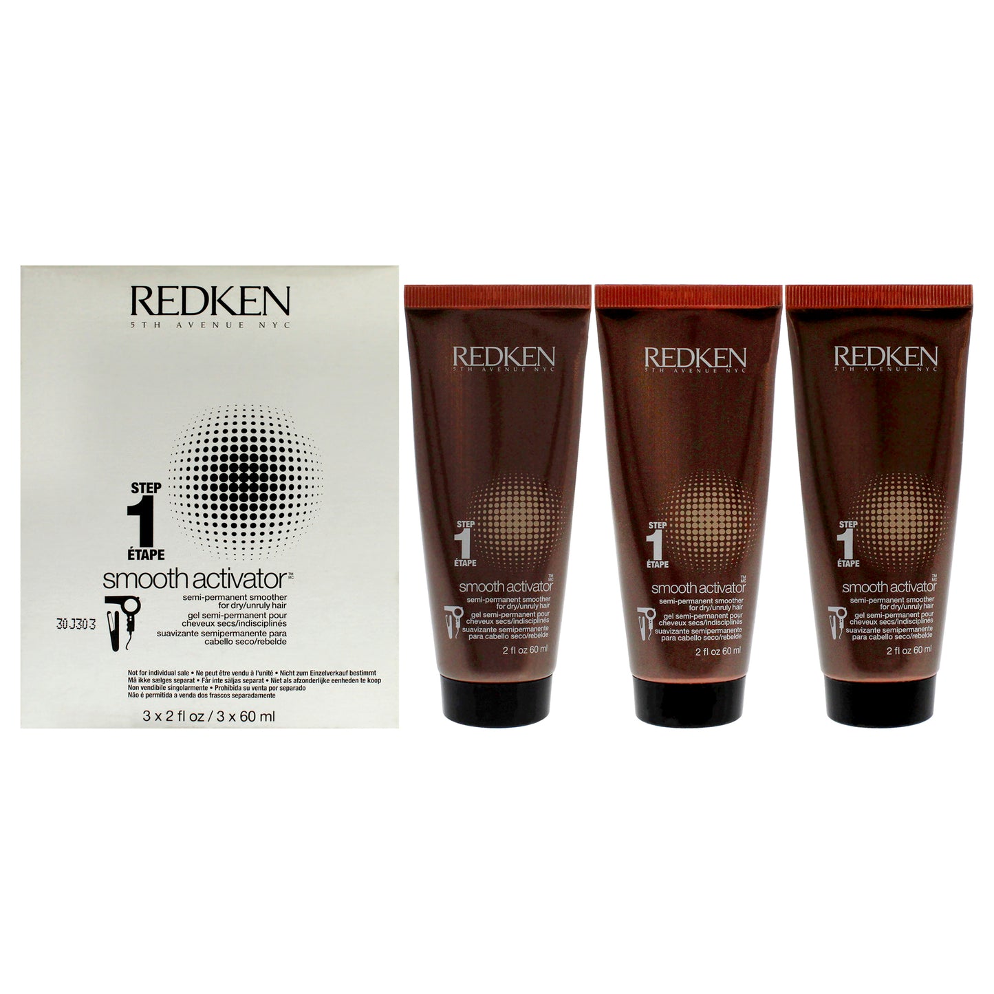 Step 1 Smooth Activator For Dry-Unruly Hair