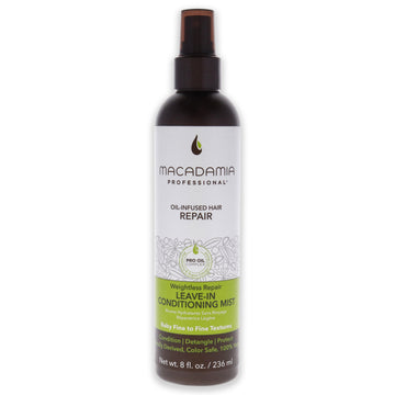 Weightless Repair Leave-In Conditioning Mist by Macadamia Oil for Unisex - 8 oz Mist