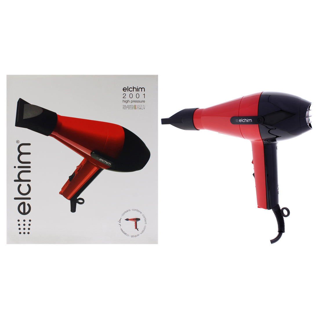 2001 Classic Hair Dryer - Red-Black