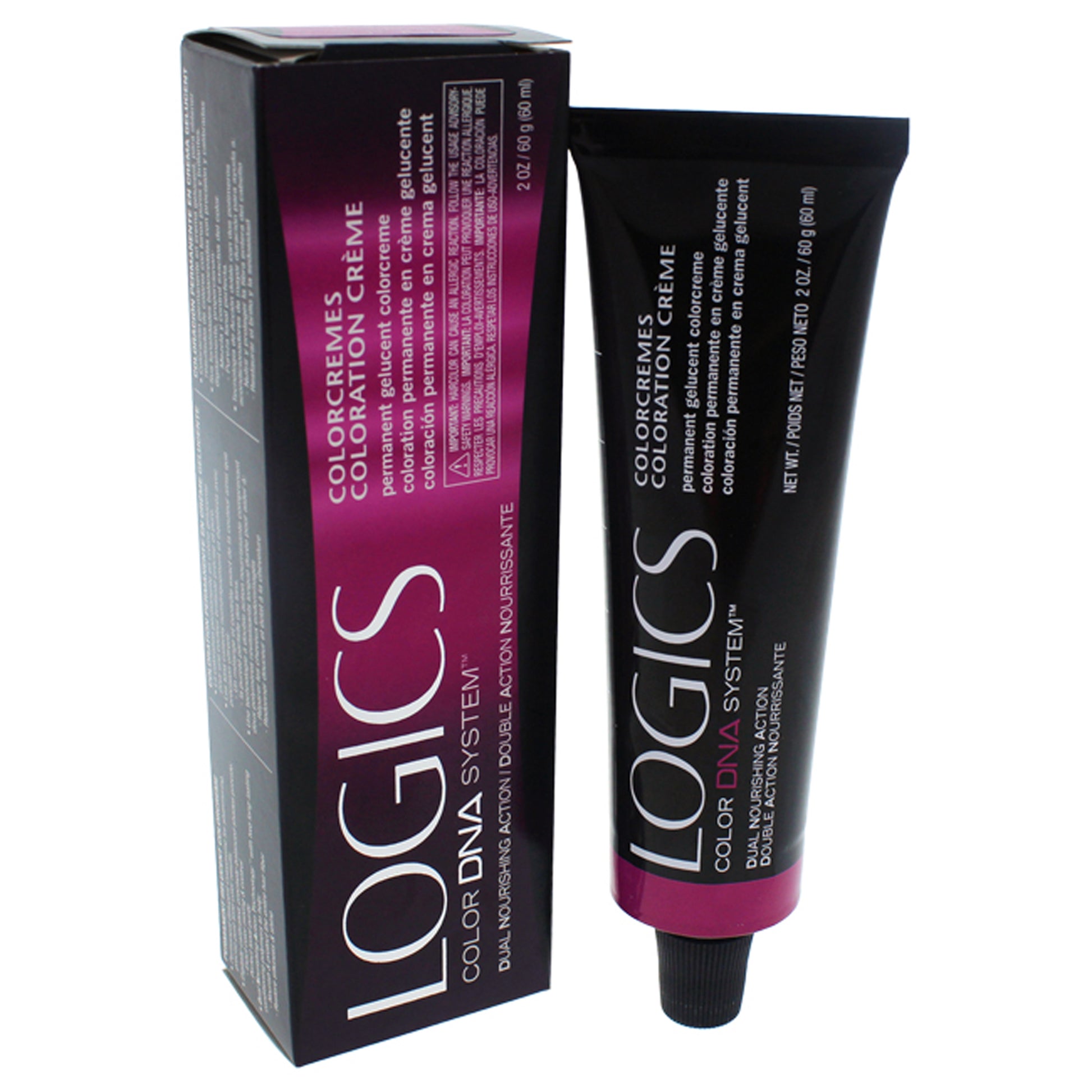 Logics Color DNA System Gelucent Color Creme - 4RV Light Brown Red Violet