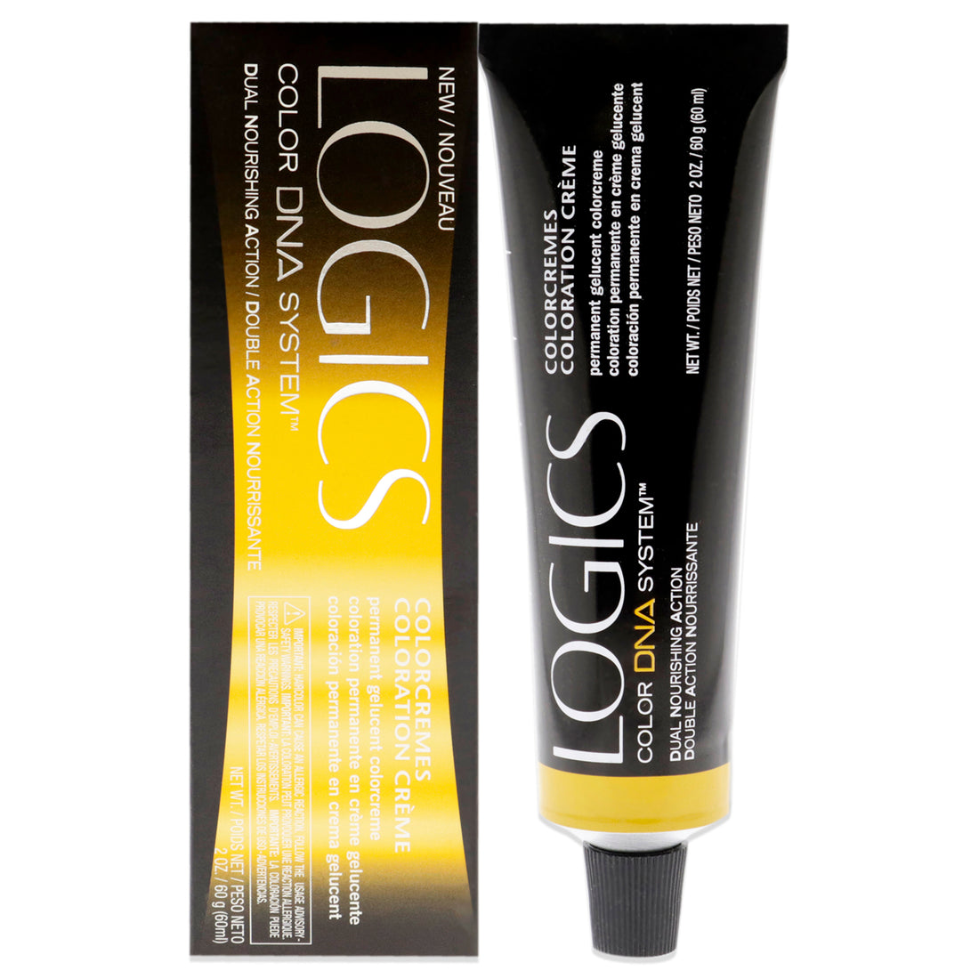 Logics Color DNA System Permanent Gelucent Color Creme - 3G Medium Brown Gold