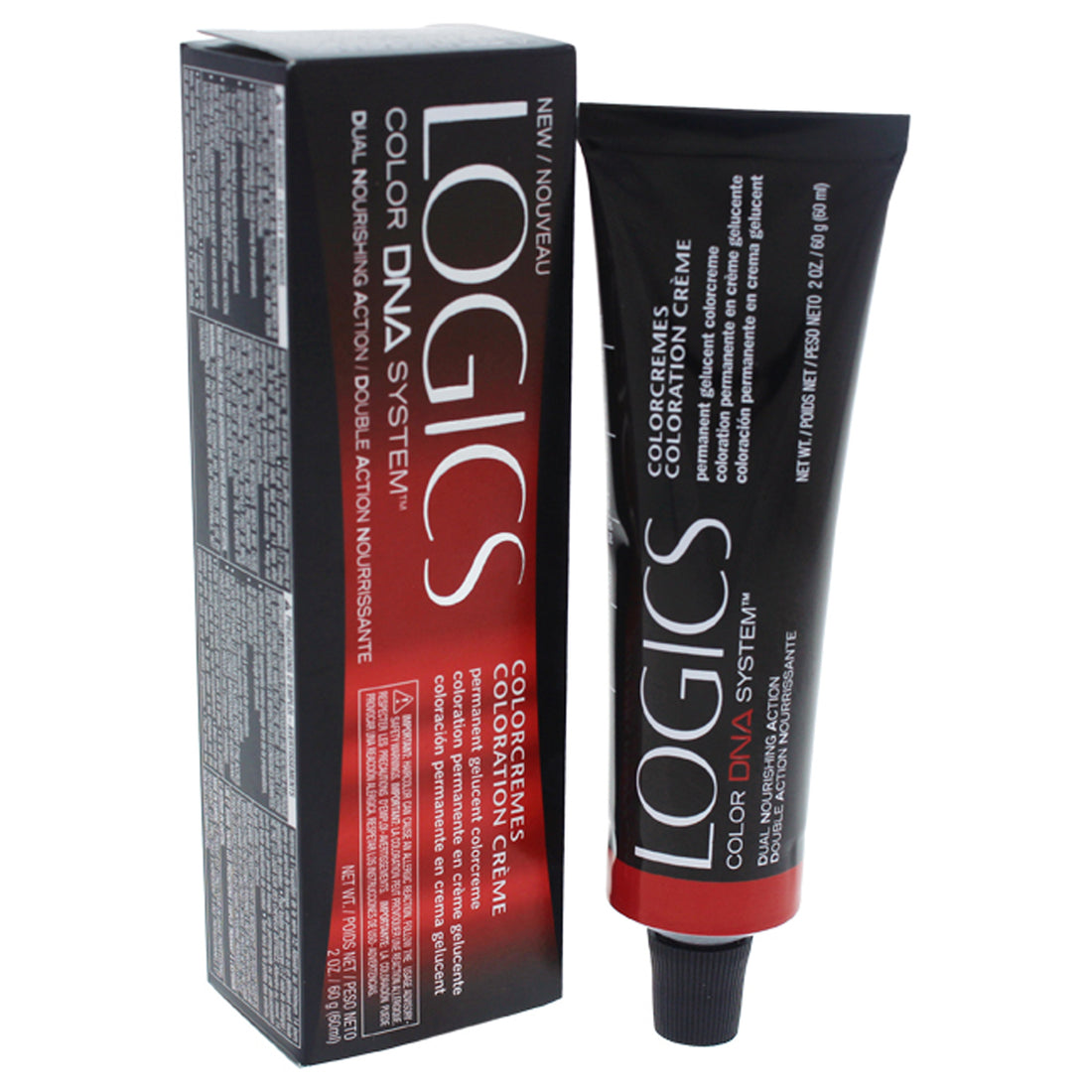 Logics Color DNA System Permanent Gelucent Color Creme - 4R Light Brown Red