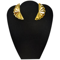 Fan Earrings in 18k Gold Plated