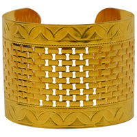 Odessa Cuff in 18k Gold Plated