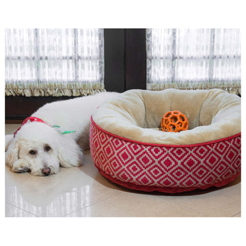 Kilim Donut Pet Bed by Pet Maison for Unisex - 27 x 8 Inch Pet Bed