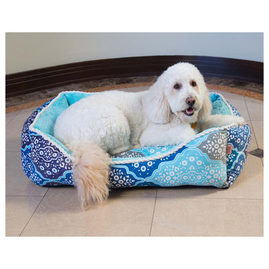 Medina Cuddler Pet Bed by Pet Maison for Unisex - 24 x 36 x 12 Inch Pet Bed