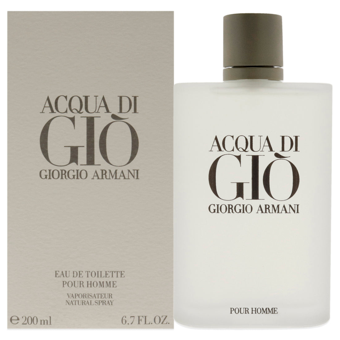 Acqua Di Gio by Giorgio Armani for Men 6.7 oz EDT Spray