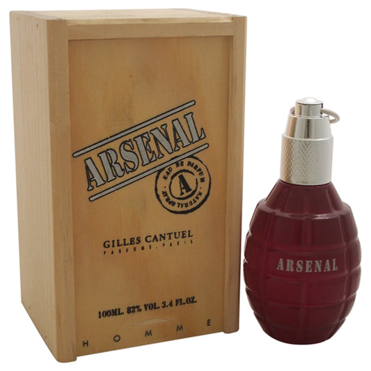 Arsenal Red by Gilles Cantuel for Men - 3.4 oz EDP Spray