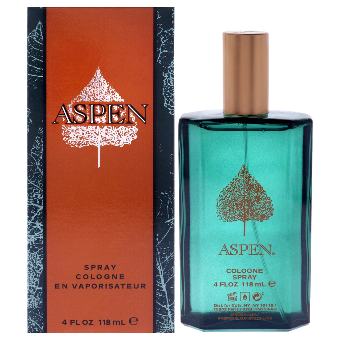 Aspen by Coty for Men - 4 oz EDC Spray