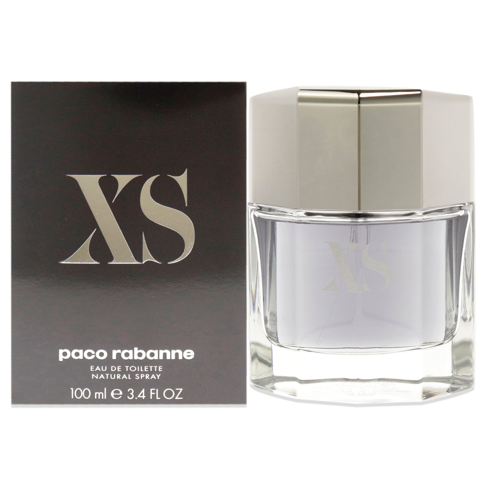 Black XS by Paco Rabanne for Men - 3.4 oz EDT Spray