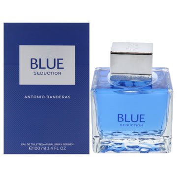 Blue Seduction by Antonio Banderas for Men 3.4 oz EDT Spray