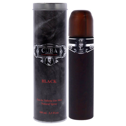 Cuba Black by Cuba for Men - 3.3 oz EDT Spray