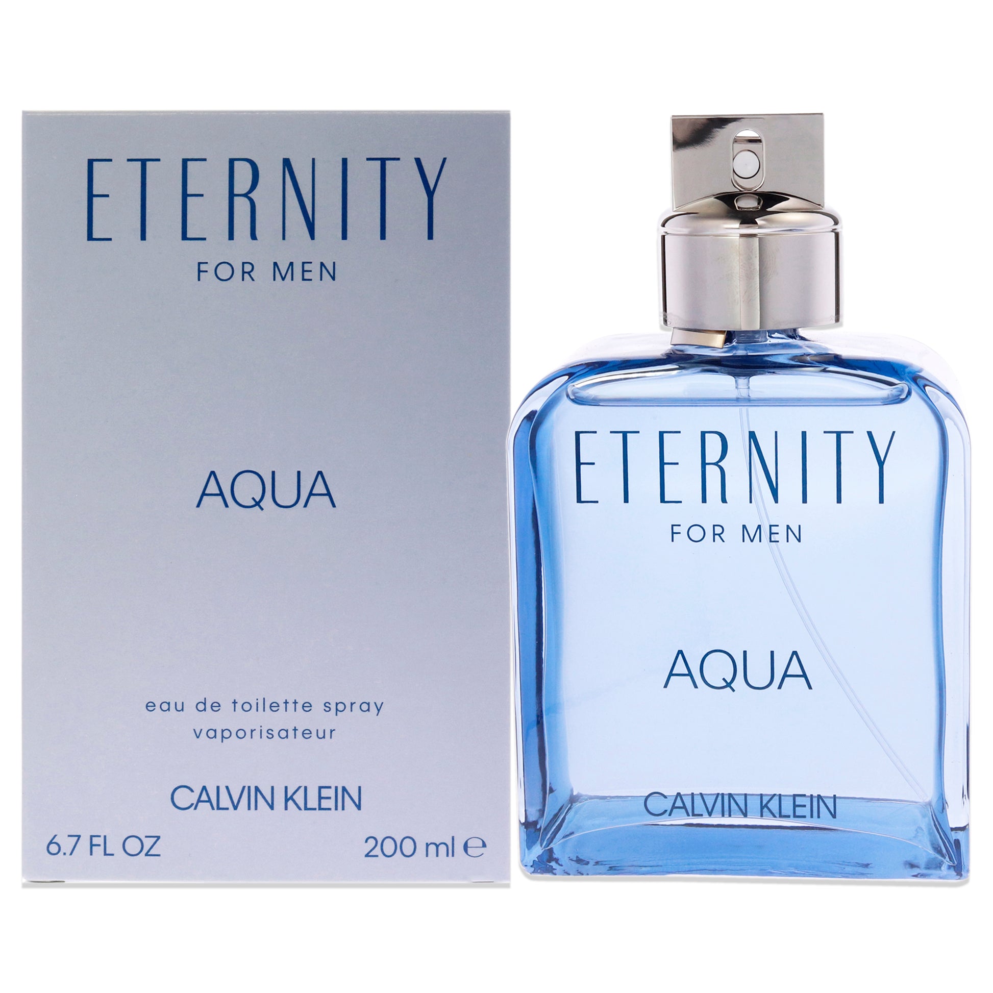 Eternity Aqua by Calvin Klein for Men 6.7 oz EDT Spray