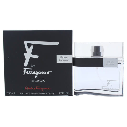 F Black by Salvatore Ferragamo for Men 1.7 oz EDT Spray