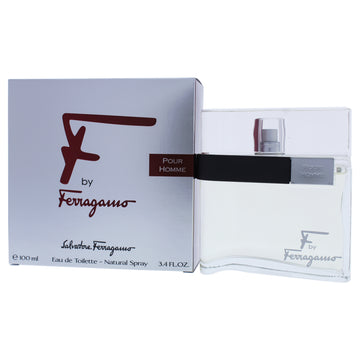 F Pour Homme by Salvatore Ferragamo for Men - 3.4 oz EDT Spray