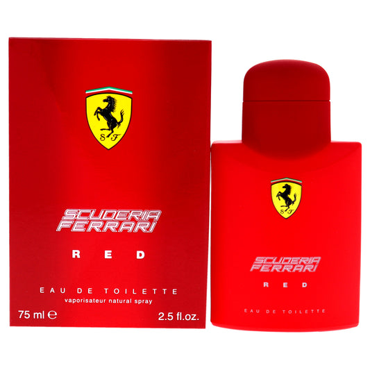 Ferrari Scuderia Red by Ferrari for Men - 2.5 oz EDT Spray