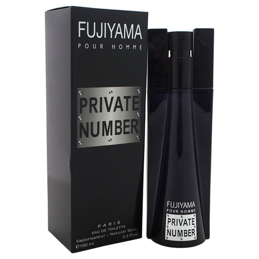 Fujiyama Private Number by Succes De Paris for Men - 3.3 oz EDT Spray