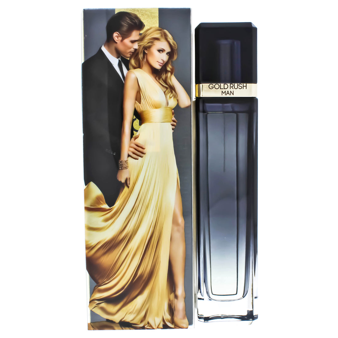 Gold Rush by Paris Hilton for Men 3.4 oz EDT Spray