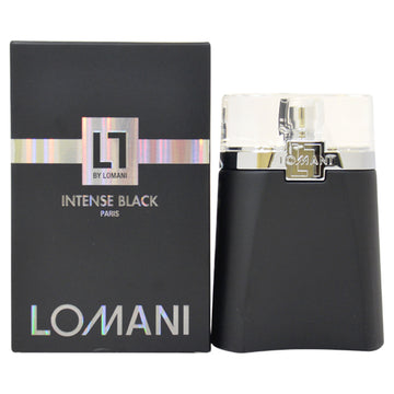 Intense Black by Lomani for Men - 3.3 oz EDT Spray