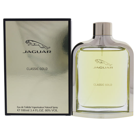 Jaguar Classic Gold by Jaguar for Men - 3.4 oz EDT Spray
