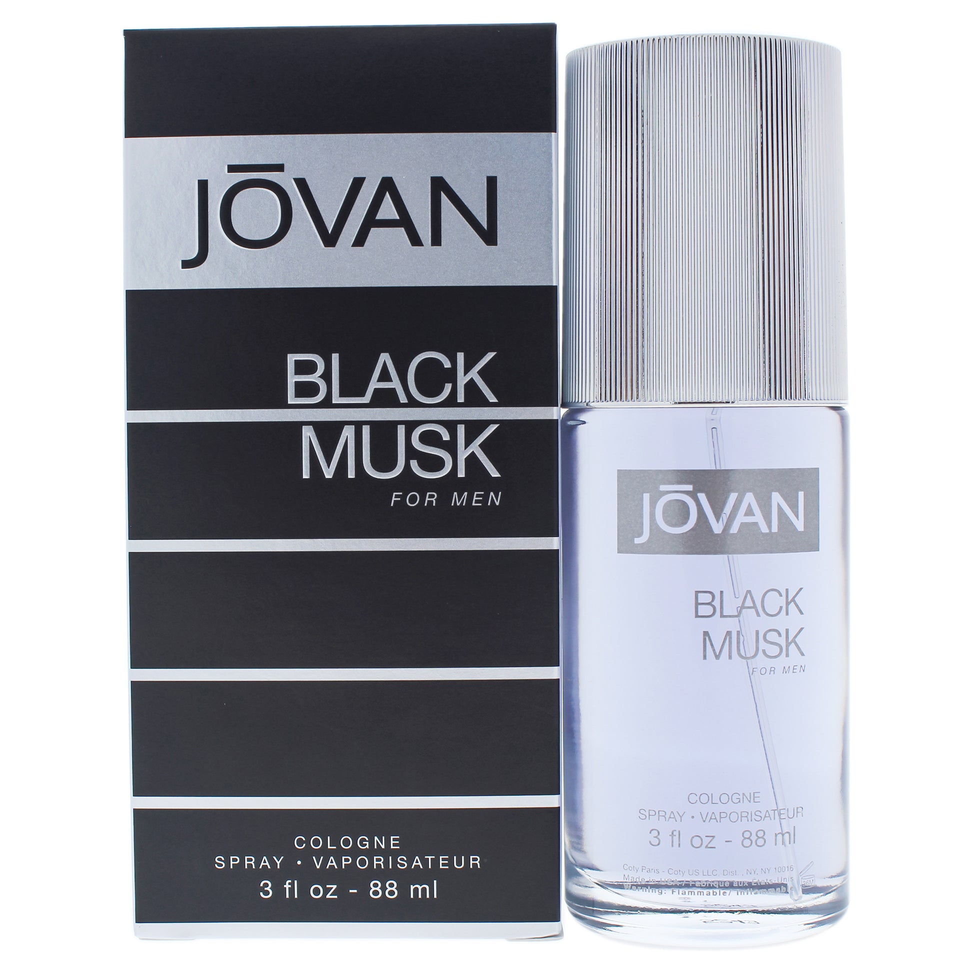 Jovan Black Musk by Jovan for Men - 3 oz Cologne Spray