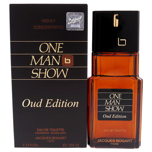 One Man Show by Jacques Bogart for Men 3.33 oz EDT Spray (Oud Edition)