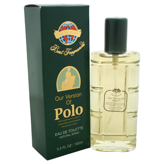 Our Version of Polo by The Worlds Best Fragrances for Men - 3.3 oz EDT Spray