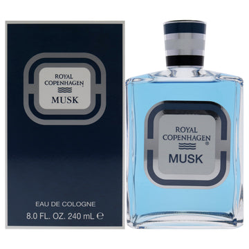 Royal Copenhagen Musk by Royal Copenhagen for Men 8 oz EDC Splash