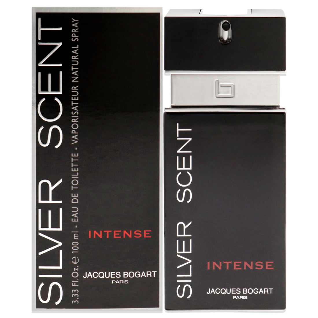 Silver Scent Intense by Jacques Bogart for Men 3.33 oz EDT Spray