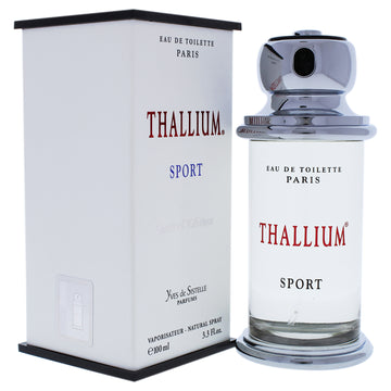 Thallium Sport by Yves De Sistelle for Men 3.3 oz EDT Spray (Limited Edition)