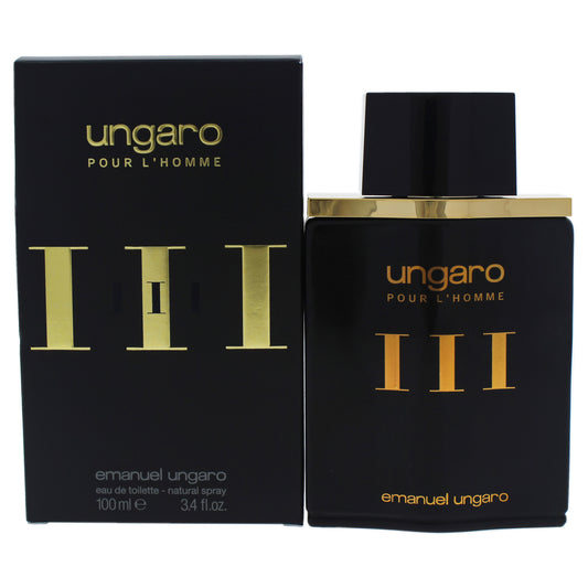 Ungaro III by Emanuel Ungaro for Men 3.4 oz EDT Spray