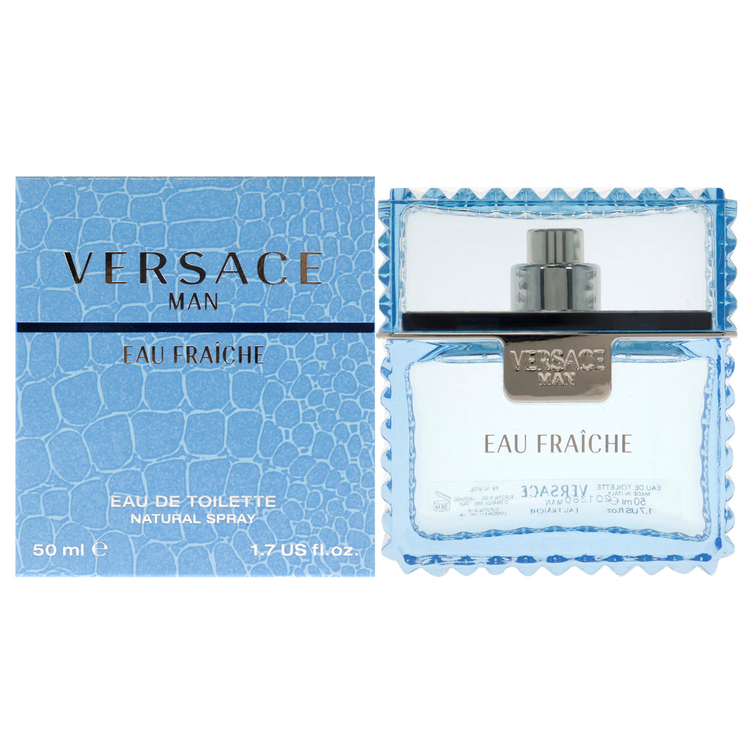 Versace Man Eau Fraiche by Versace for Men 1.7 oz EDT Spray