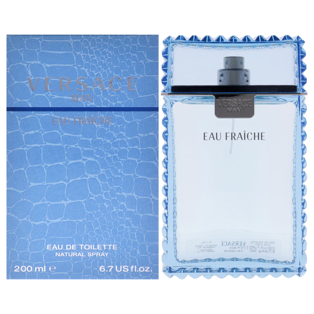 Versace Man Eau Fraiche by Versace for Men 6.7 oz EDT Spray