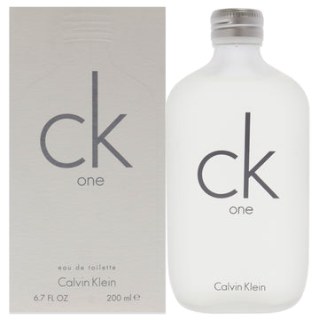 CK One by Calvin Klein for Unisex 6.7 oz EDT Spray