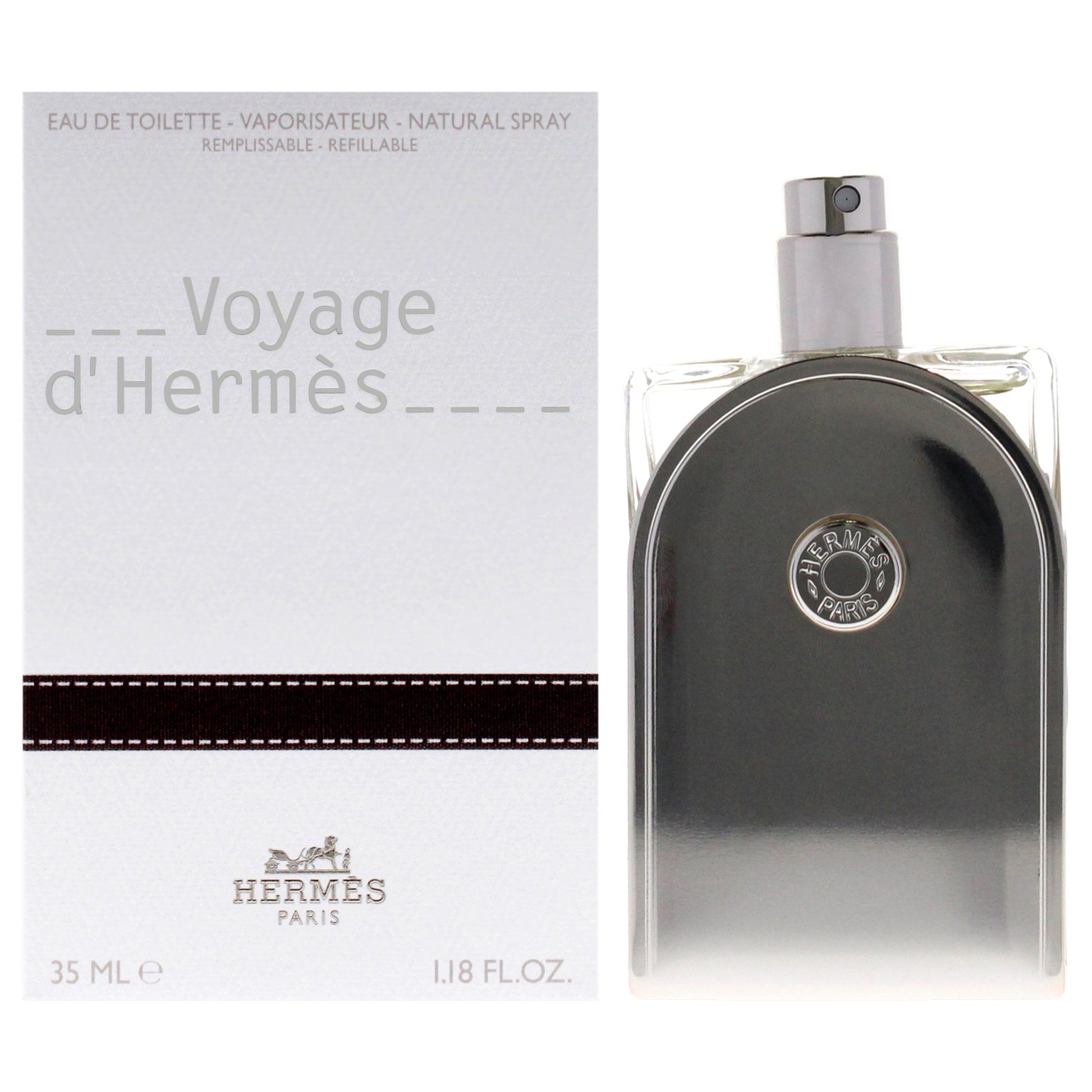 Hermes Voyage DHermes Unisex EDT Spray (Refillable)