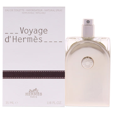 Voyage DHermes by Hermes for Unisex 1.18 oz EDT Spray (Refillable)