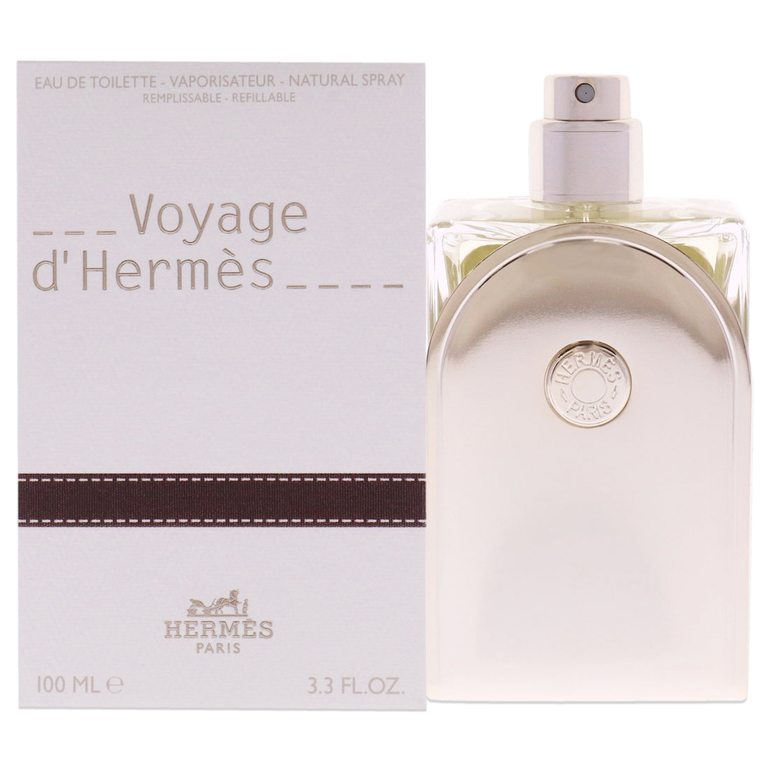 Voyage DHermes by Hermes for Unisex 3.3 oz EDT Spray (Refillable)