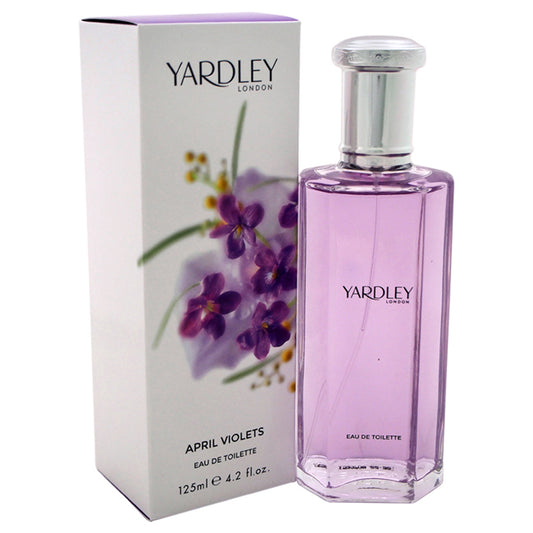 April Violets by Yardley London for Women - 4.2 oz EDT Spray