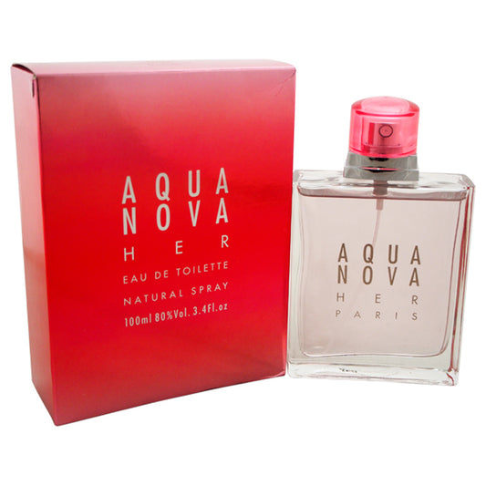 Aqua Nova by Via Paris Parfums for Women - 3.4 oz EDT Spray