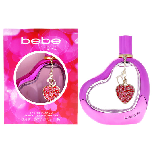 Bebe Love by Bebe for Women 3.4 oz EDP Spray