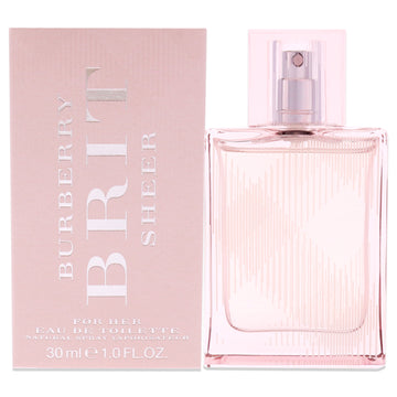 Burberry Brit Sheer by Burberry for Women 1 oz EDT Spray