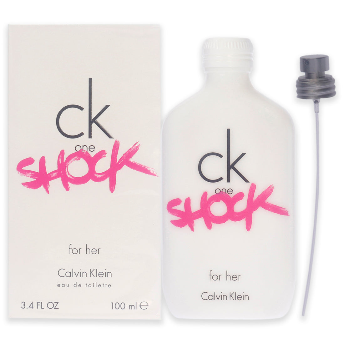 CK One Shock For Her by Calvin Klein for Women 3.4 oz EDT Spray